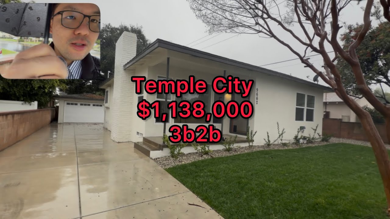Cozy home in prime temple city $1,138,000