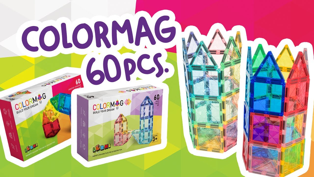 COLORMAG 60 pcs. classic + pastel - unboxing