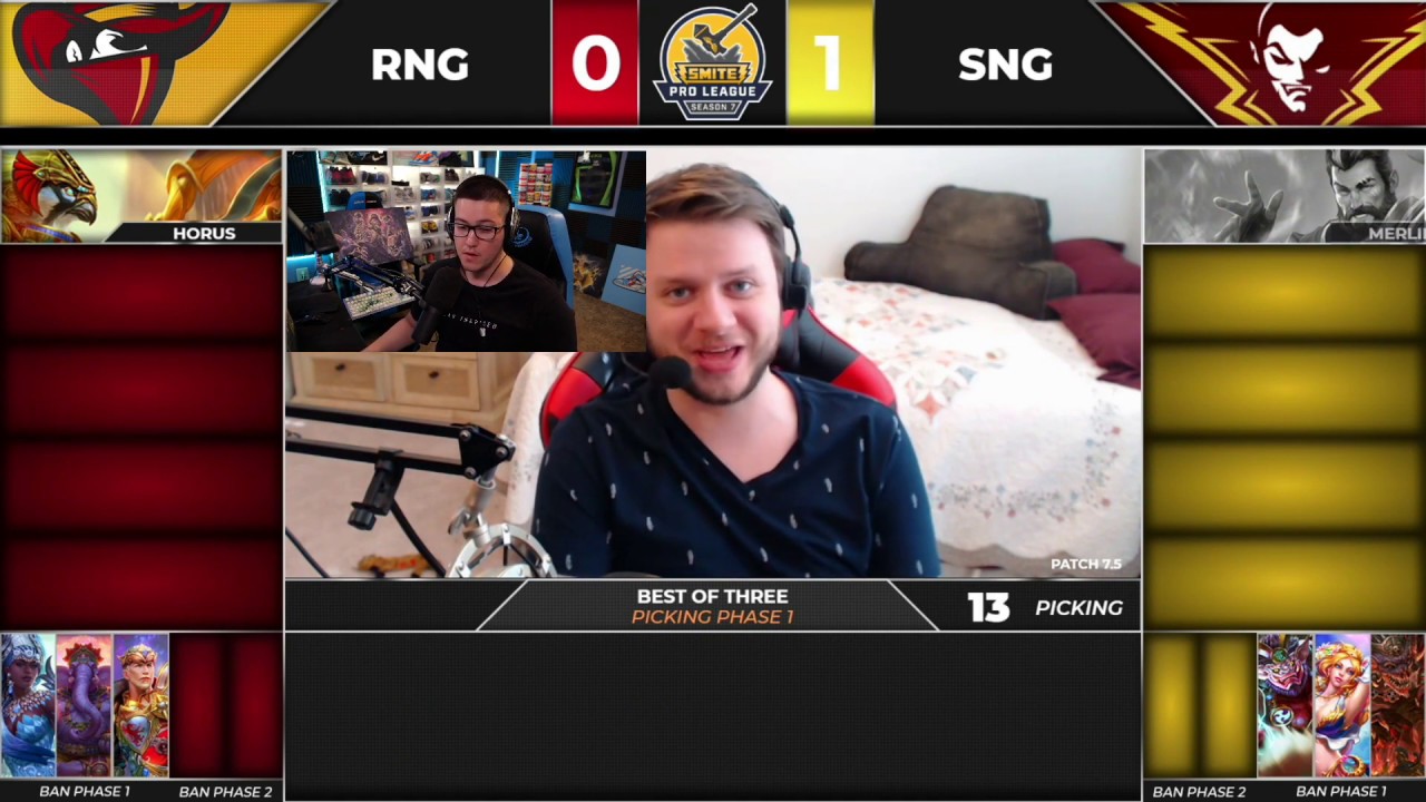 SPL Casting: Renegades Vs Sanguine - Game 2 - Smite