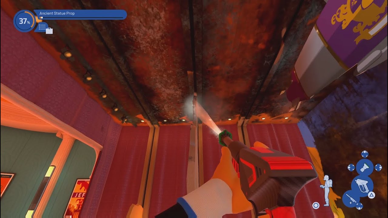 Disgusting  Theater cleaning in Power Wash Sim 2! #microdontgiveaf #powerwashsimulator