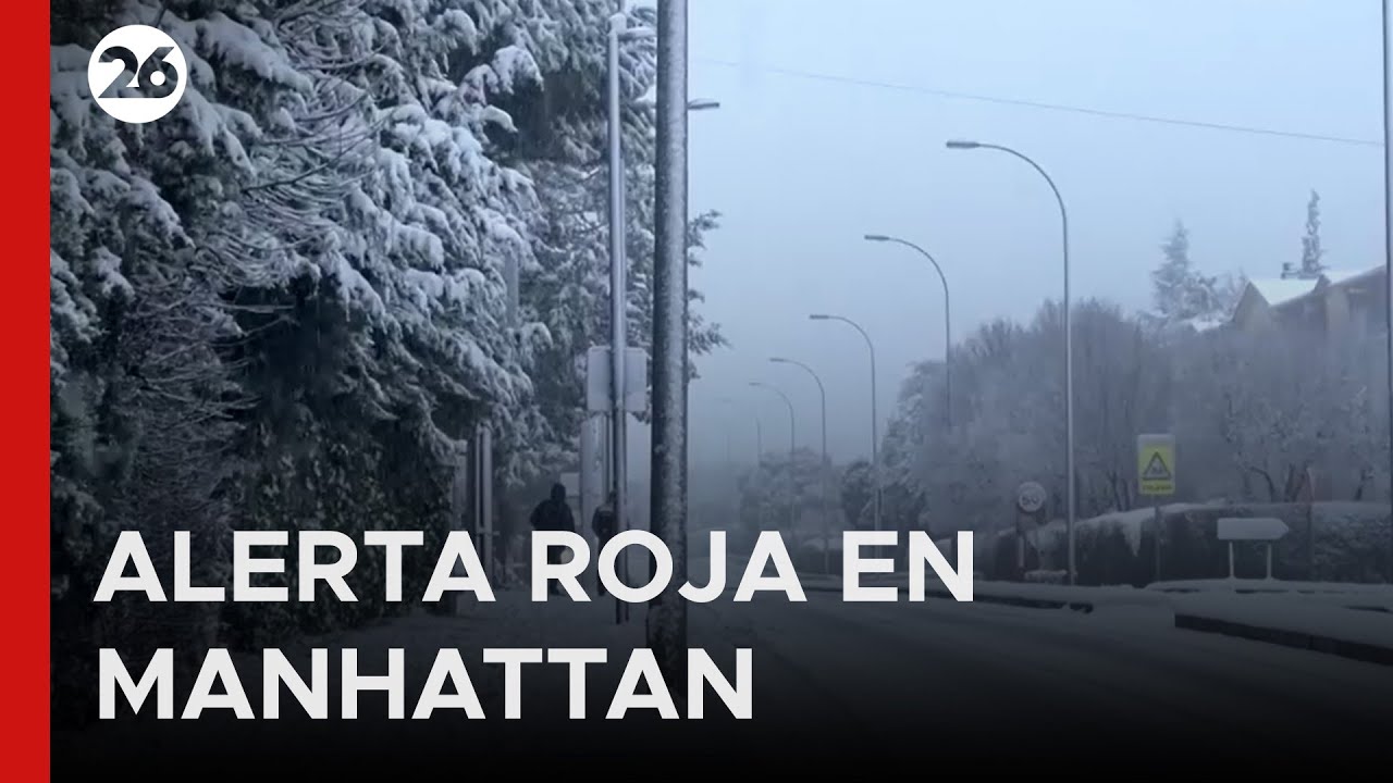 ❄️ ALERTA ROJA EN MANHATTAN | Sensaciones térmicas de hasta veinticinco grados bajo cero