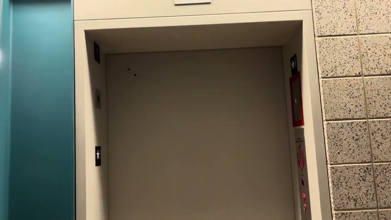 Hydraulic elevator at John J. Lewis Hall Northwestern University in Evanston, IL
