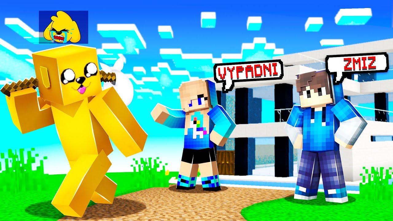 VYHODILI MĚ Z DOMOVA V MINECRAFTU!😭