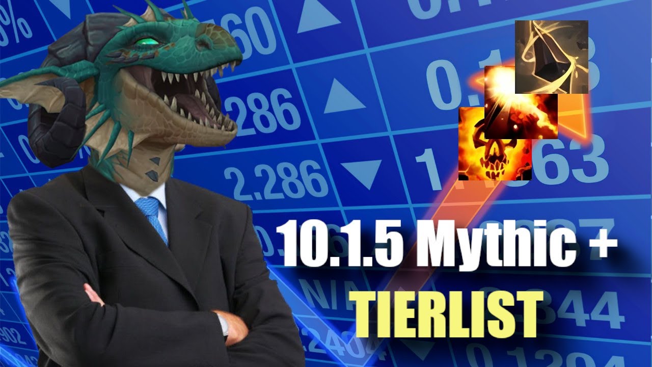 Dragonflight 10.1.5 DPS Mythic Plus Tierlist!