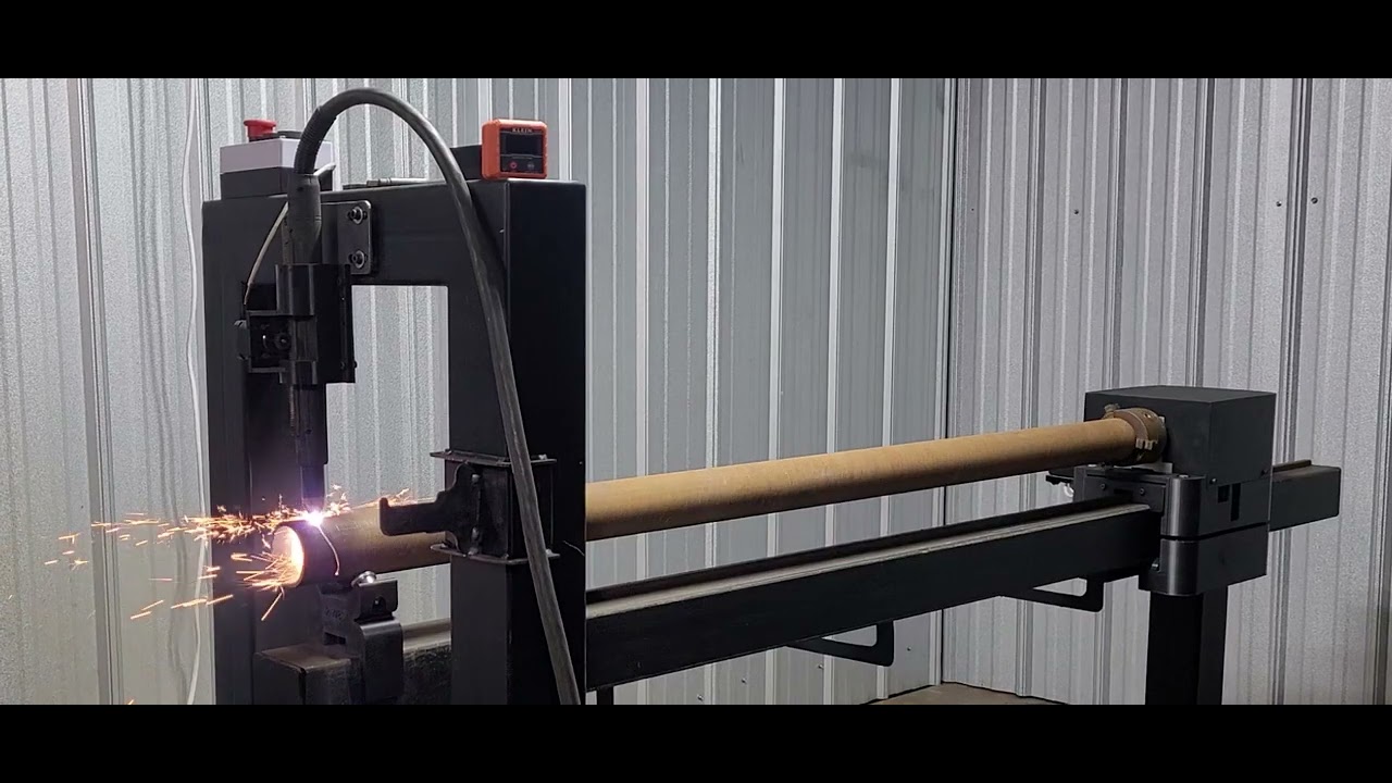 Revolutionary CNC Plasma Cutter: Effortlessly profile 3" Pipes With Rotary Axis