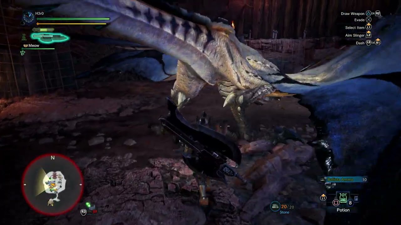 打一下 Special Arena: Legiana 冰咒龍【怪物猎人世界 】