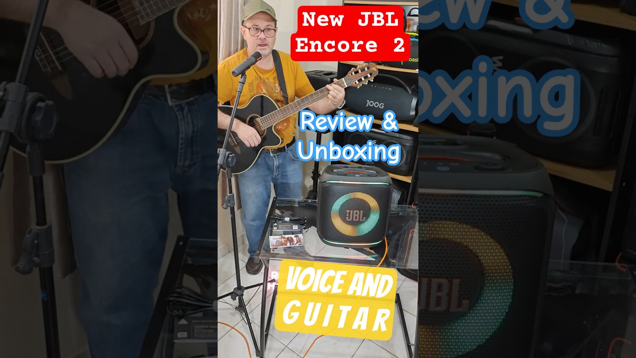 New JBL Partybox Encore 2 Unboxing Review Voice and Guitar Audio Sample