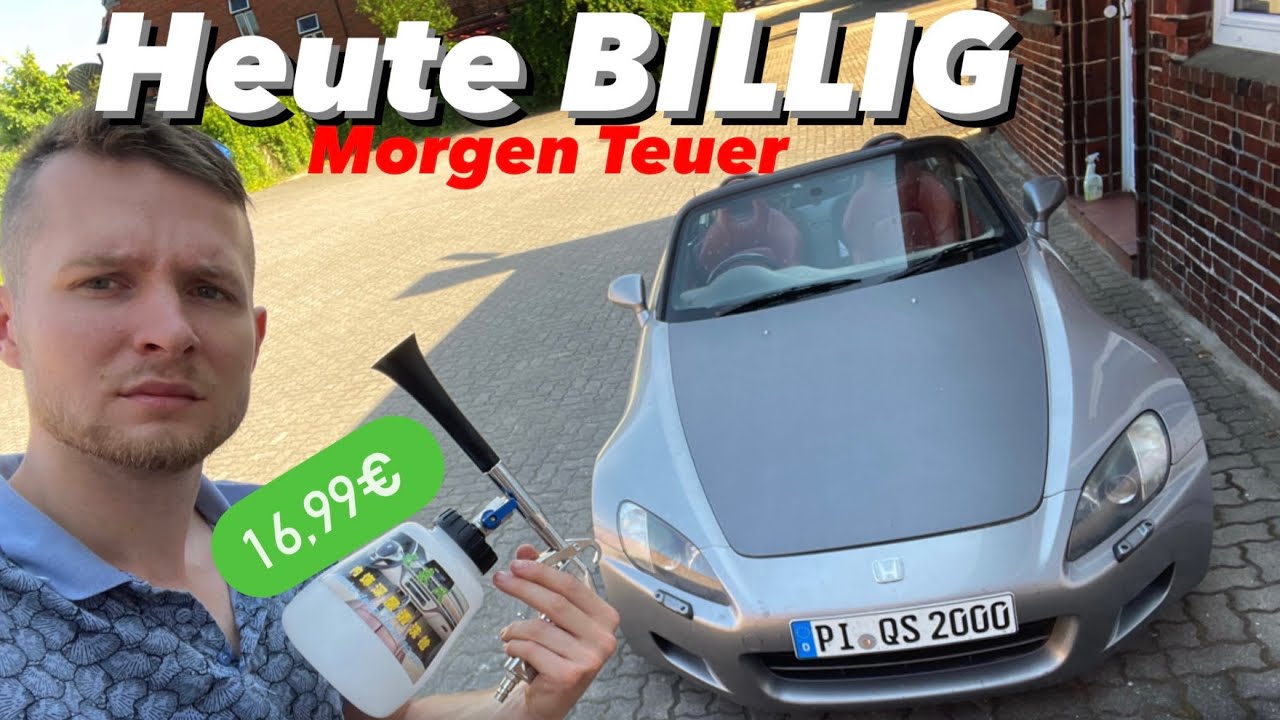 Billigsten Wasserdampfreiniger aus China bestellt - Schimmelentfernung im 20 Jahre alten Cabrio