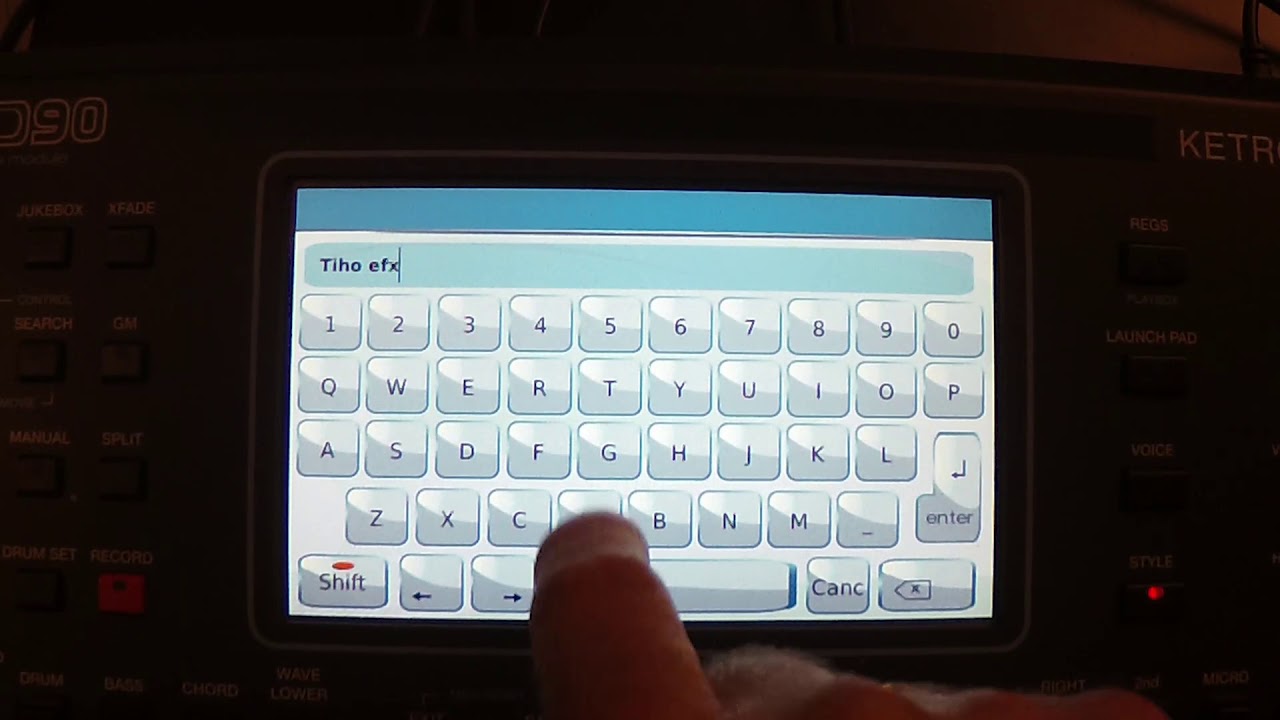 Ketron SD90 Edit a Bosnian style accordion