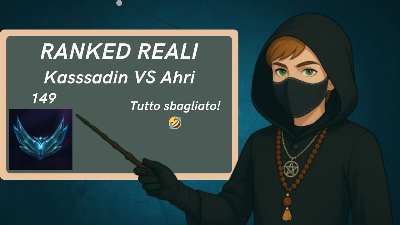 Kassadin Mid VS Ahri - Ranked reali - Platino (Parte 149)