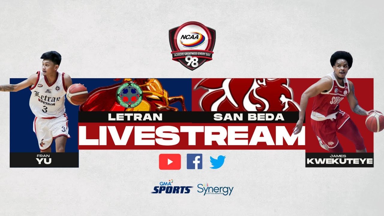 NCAA Season 98 | Letran vs. San Beda (Men&rsquo;s Basketball Round 1) | LIVESTREAM