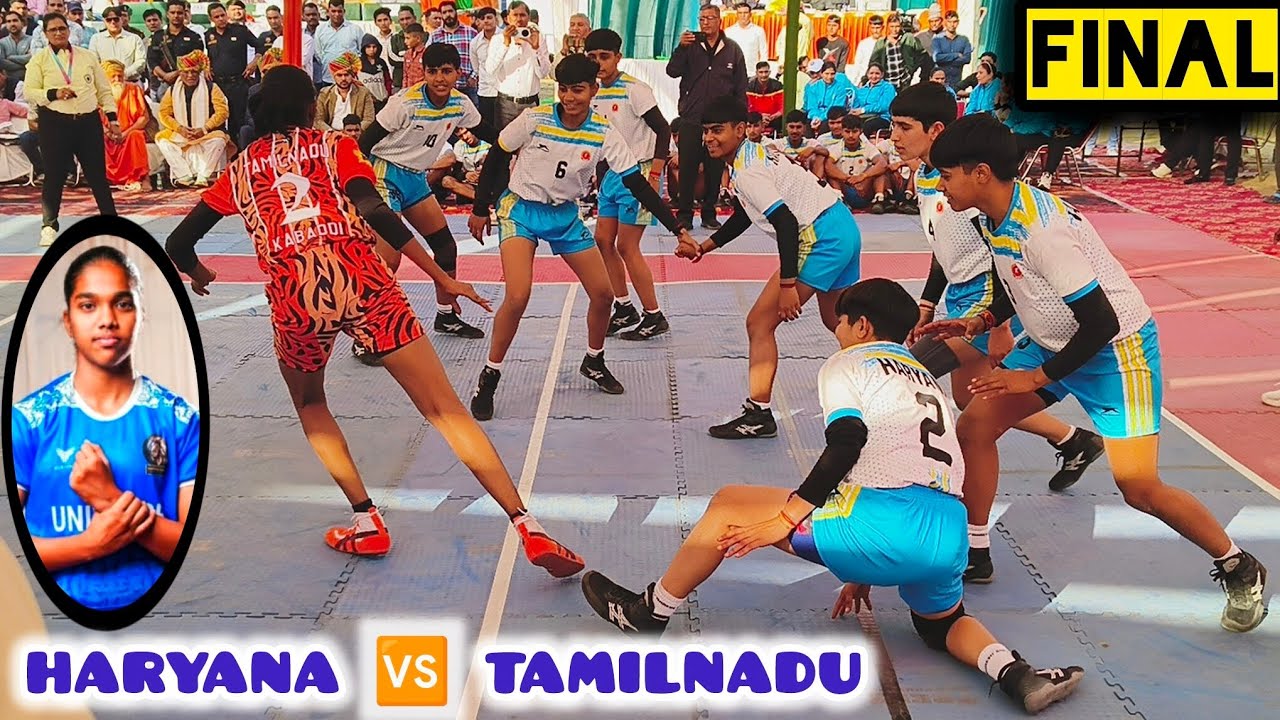FINAL 💥 Girls || Haryana 🆚 Tamilnadu || 35th Sub-Junior National Kabaddi Championship 2025 