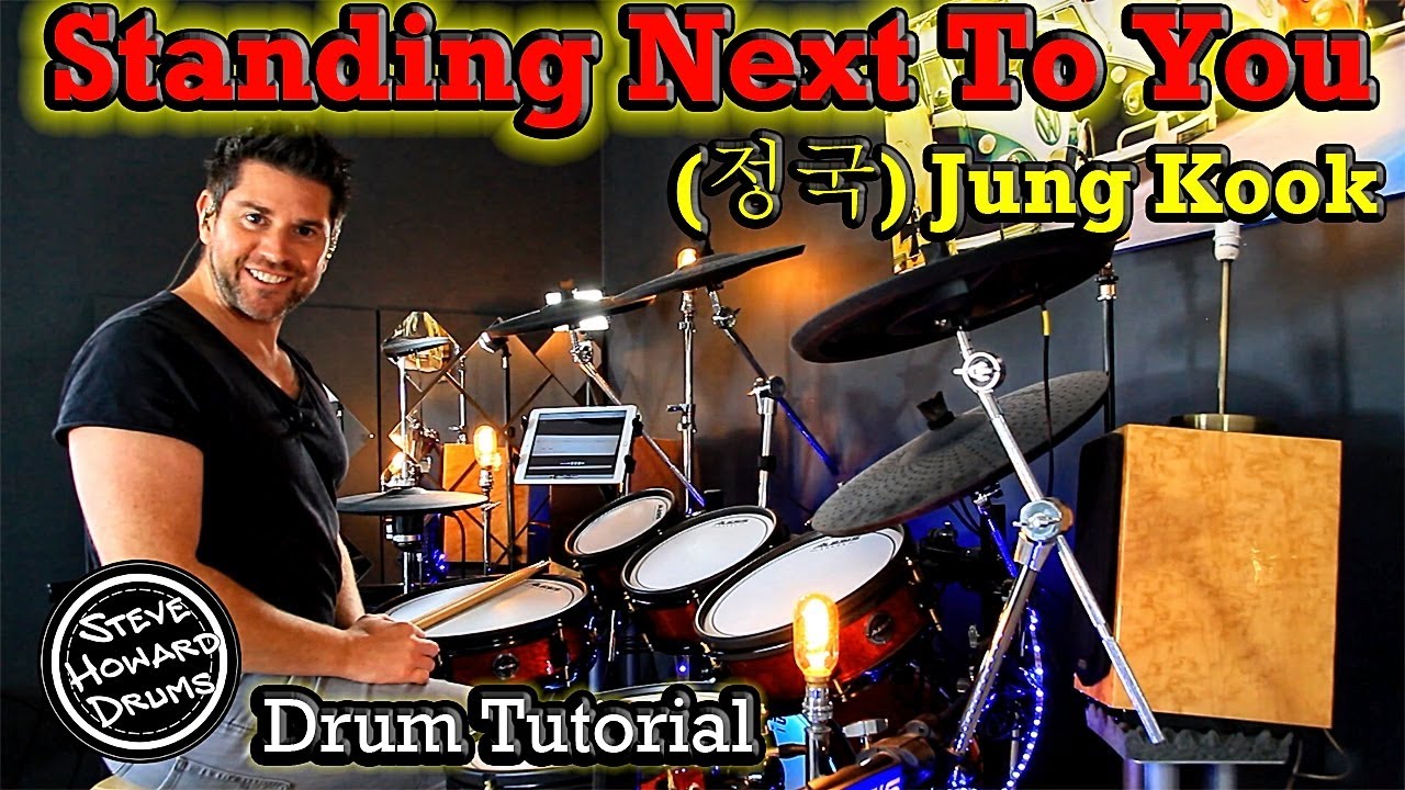Jung Kook Standing Next To You Drum Tutorial Lesson