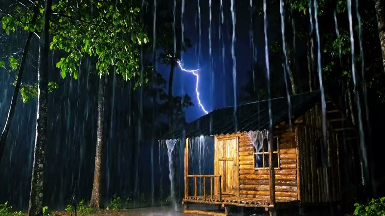 Fall Asleep Fast with This Thunderstorm | Natural Sleep White Noise