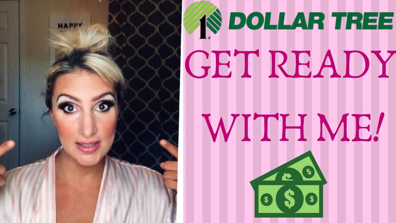 Get Ready With Me! GRWM - Full Face Dollar Tree Makeup Only!