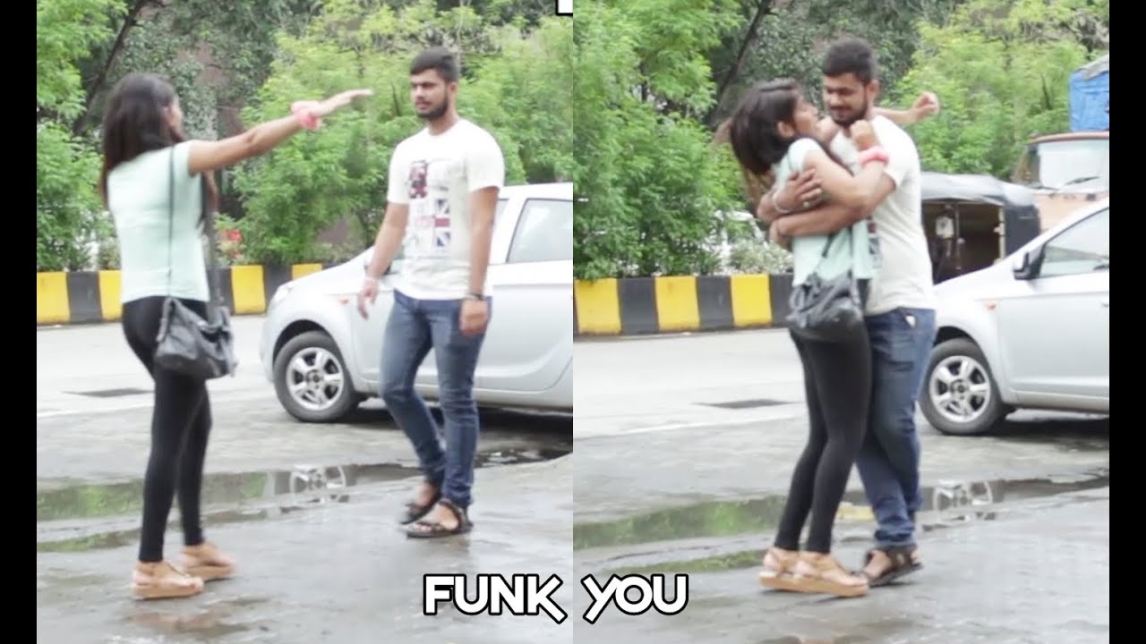 Girl giving a Hug Prank by Funk You