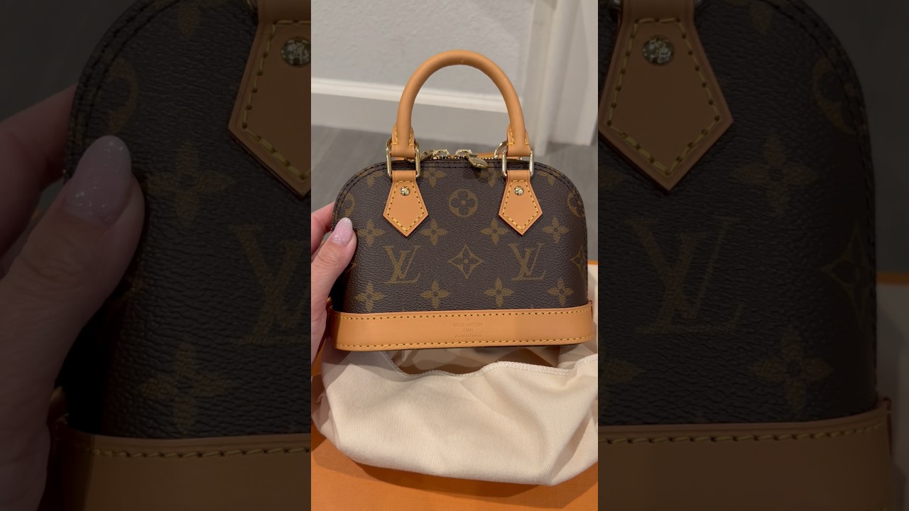 NEW LV Nano Alma in Monogram 😭🫶🏻 #girl #louisvuitton #unboxing #luxury