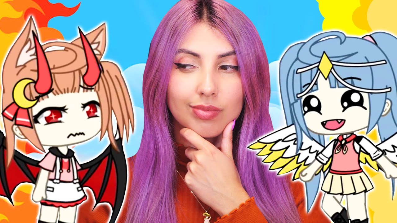 You Can Decide People Go To Heaven/Hell 😇👿 Gacha Life Meme Reaction