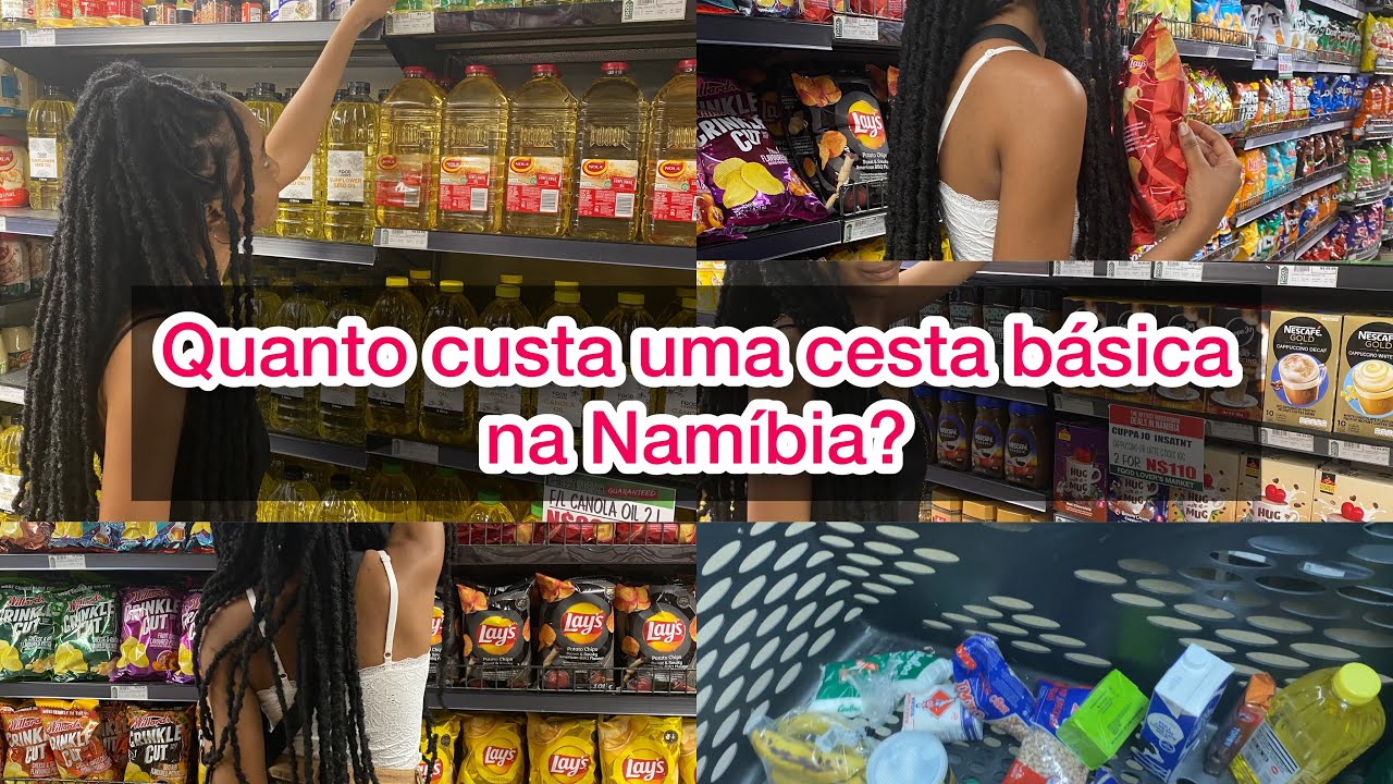 Quanto custa uma sexta básica na Namíbia?| Preço da comida na Namíbia