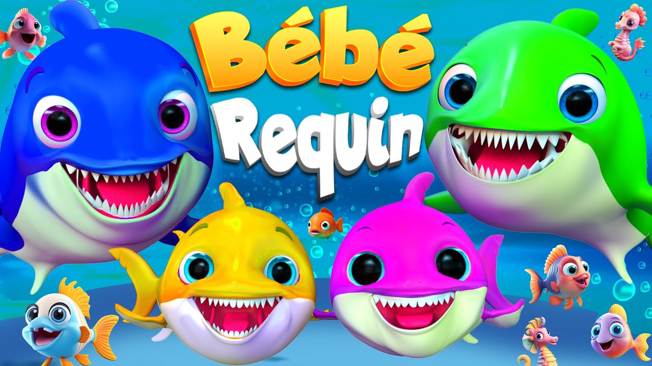 Bébé Requin au grand océan | Comptines Et Chansons | À Bébé Chanson @SuperLucaLEFrancais
