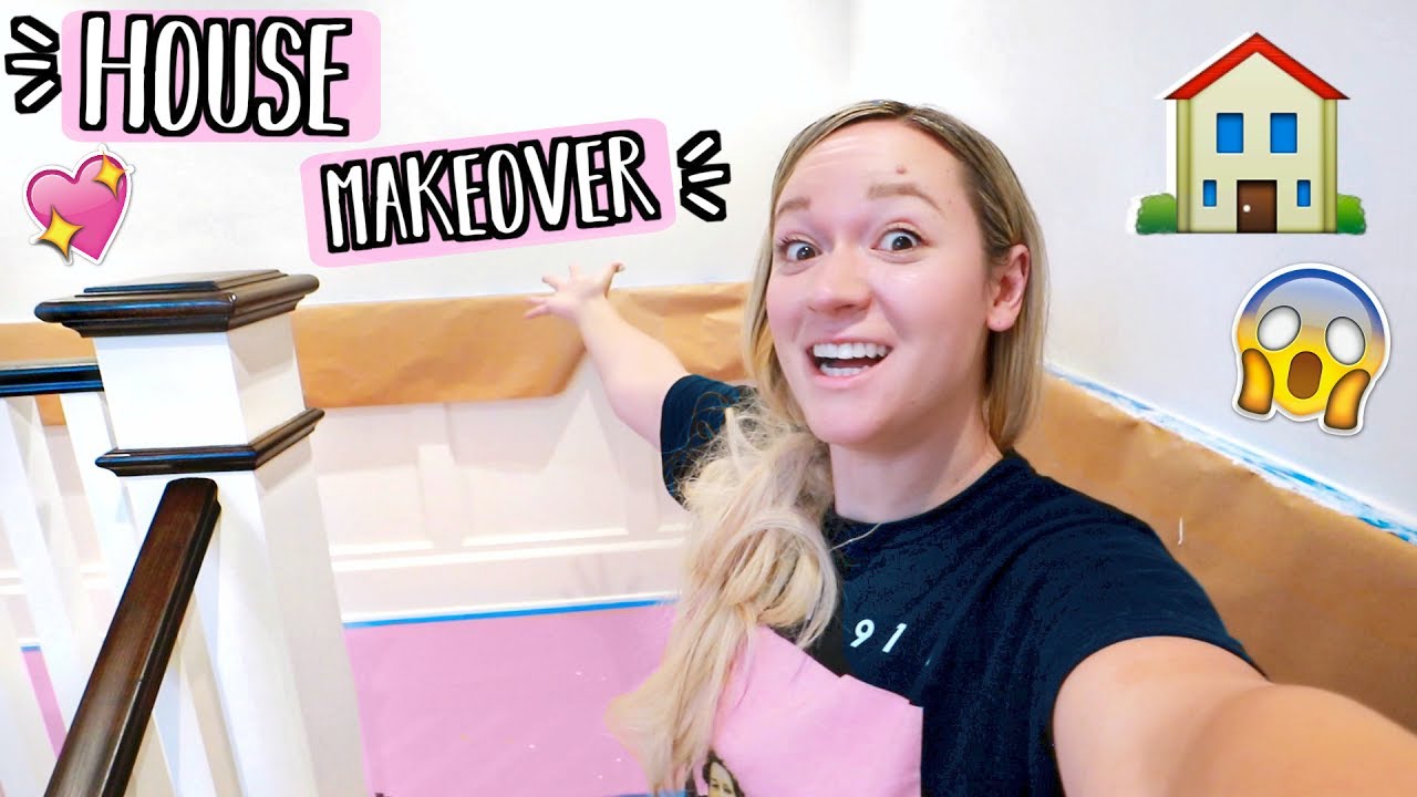 House Makeover Is Happening!! Painting my House Pink!! AlishaMarieVlogs