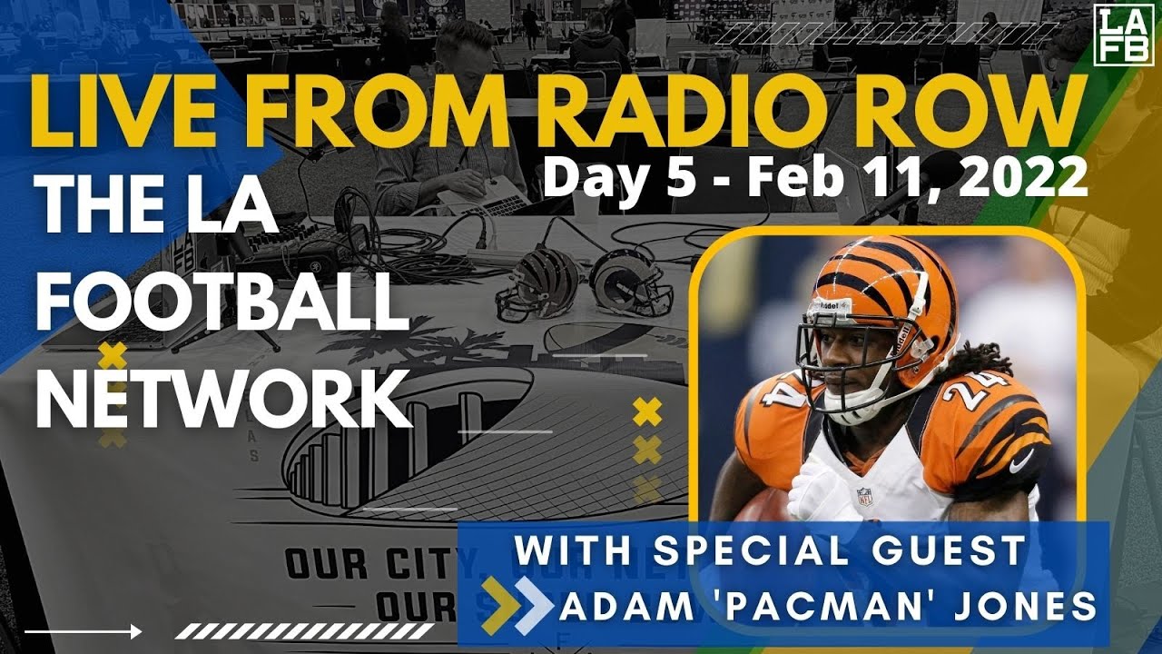 Adam 'Pacman' Jones Joins The LA Football Network | Live From Radio Row