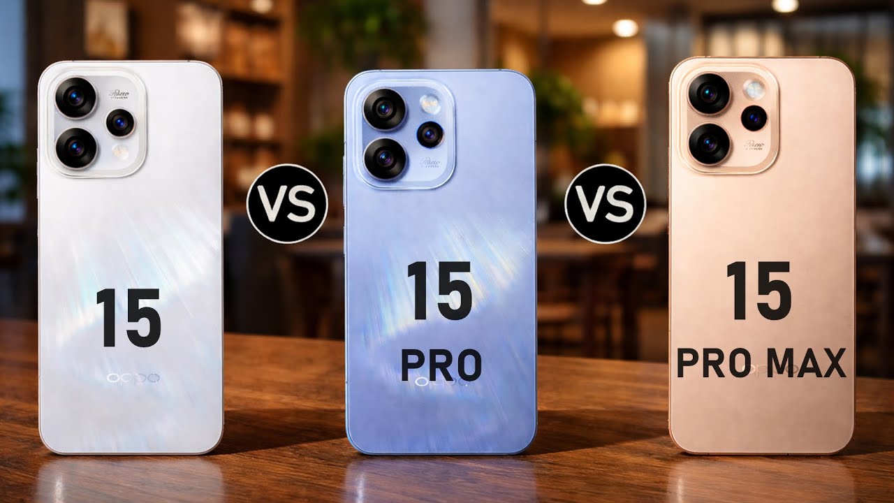 Oppo Reno 15 vs Oppo Reno 15 Pro vs Oppo Reno 15 Pro Max