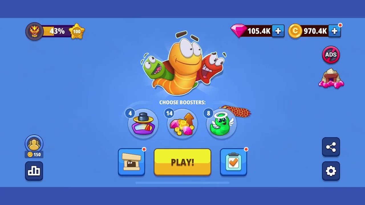 Worm Hunt - Slither on the fun battle arena online with hungry little worms & eat big snake