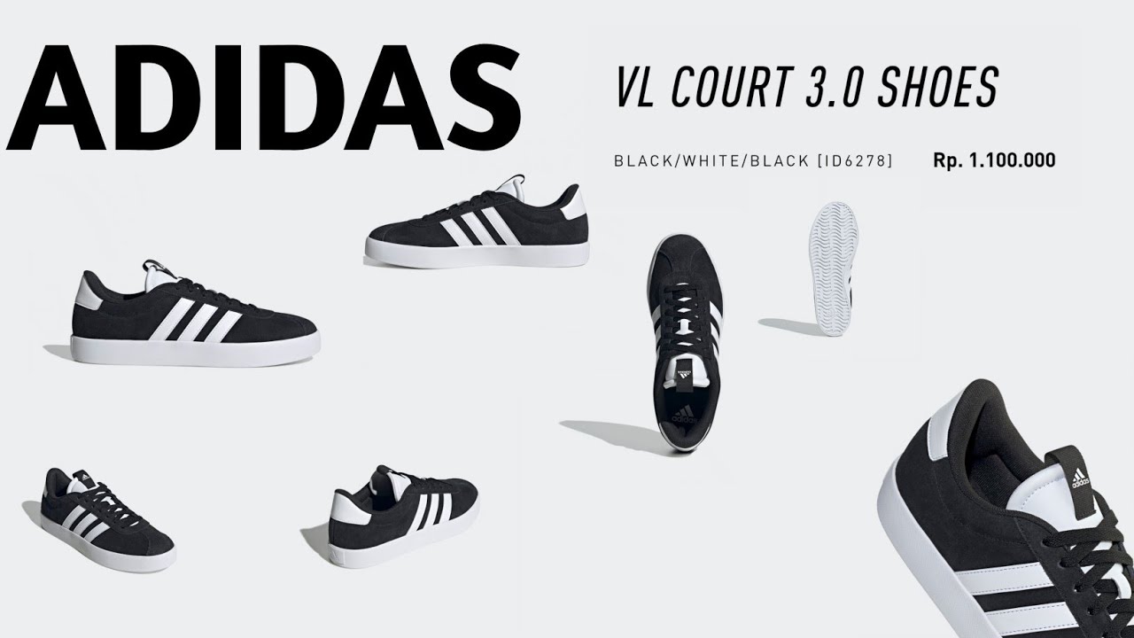 SIMPLE REVIEW SEPATU ADIDAS VL COURT 3.0 ID 6278