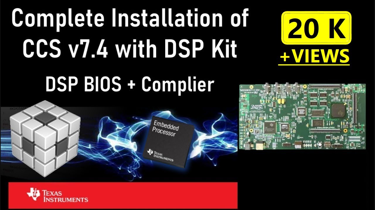 How to Install Code Composer Studio | CCS Tutorial for Beginners | DSK6713 Tutorial