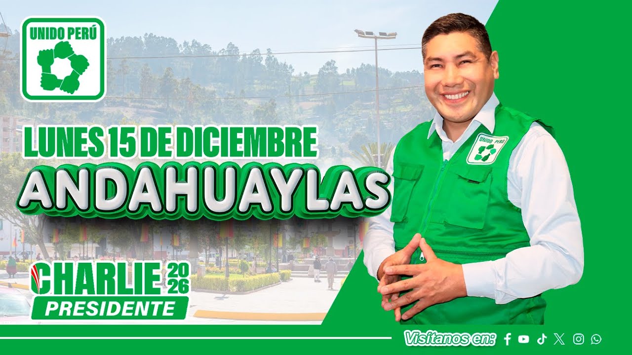 💚 ¡𝐀𝐧𝐝𝐚𝐡𝐮𝐚𝐲𝐥𝐚𝐬 – 𝐀𝐩𝐮𝐫𝐢́𝐦𝐚𝐜 se viste de blanco y verde❗ 🇵🇪