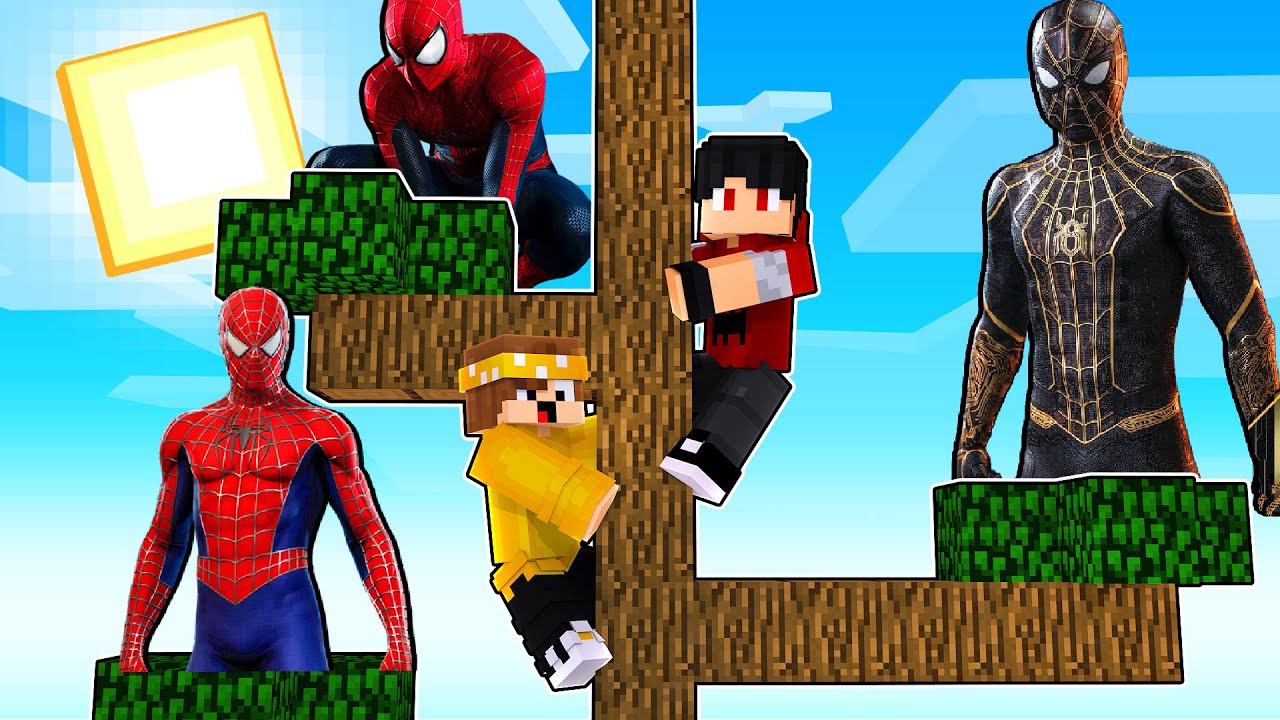 NÃO CAIA DA ÁRVORE DOS HOMEM ARANHA NO MINECRAFT! ‹‹ P3DRU ››