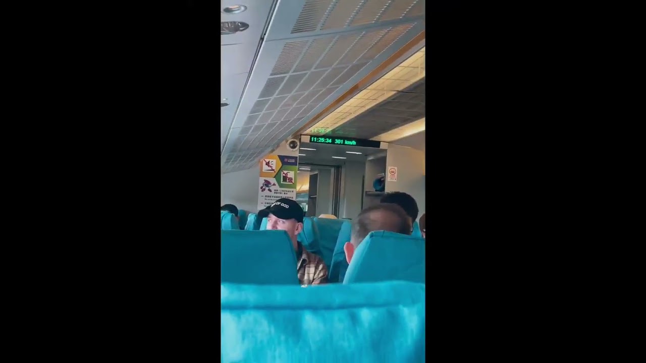 The first high-speed maglev train in the world to be put into commercial operation