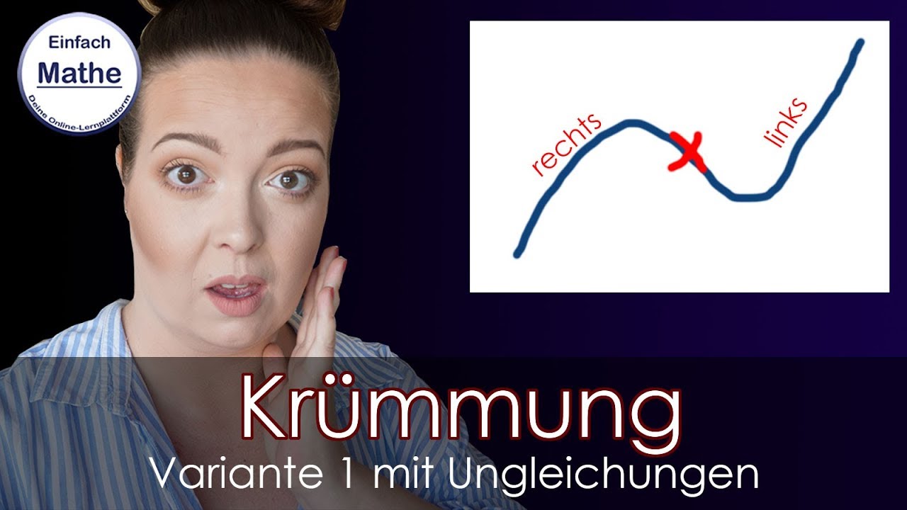 Krümmung einer ganzrationalen Funktion mit Ungleichungen bestimmen by einfach mathe!