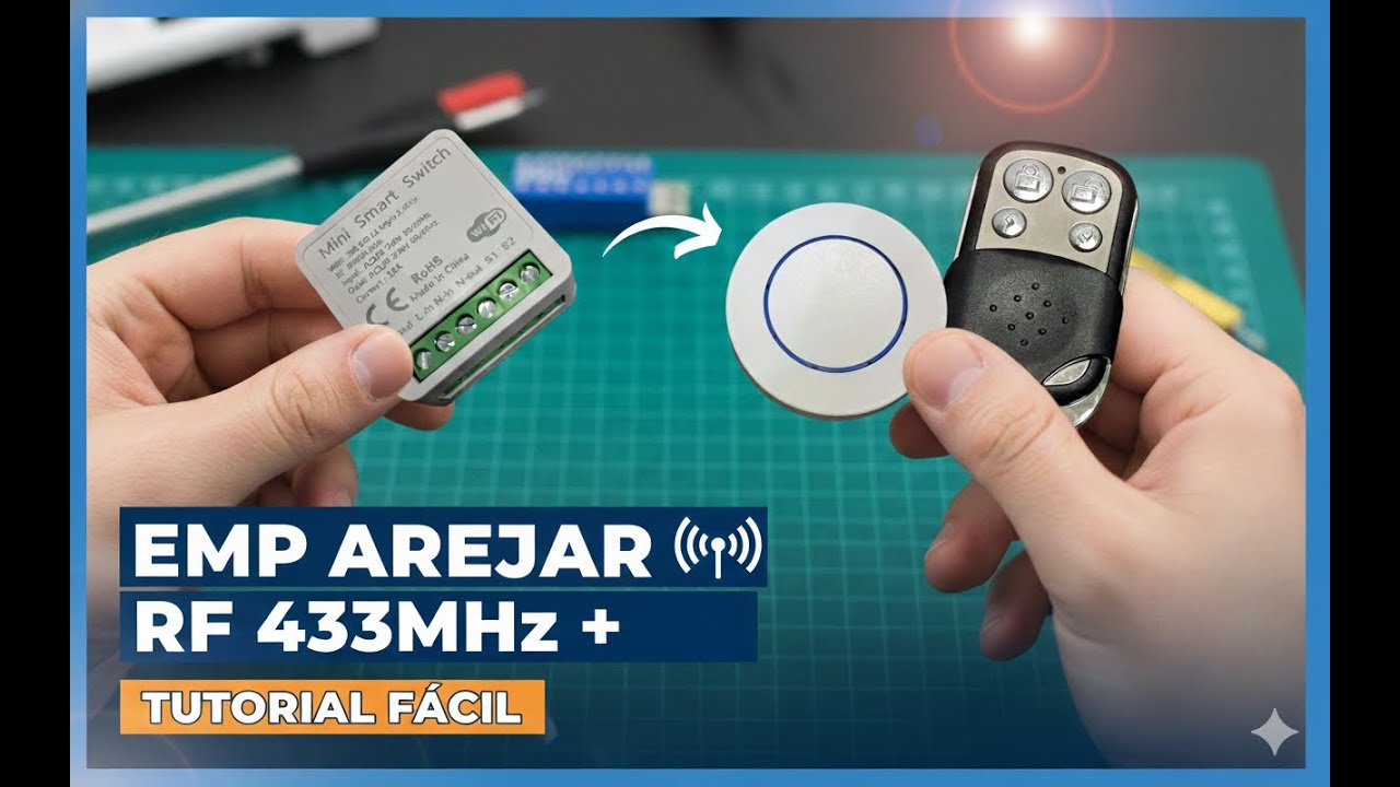 Cómo configurar Smart Switch WiFi con botón RF 433MHz paso a paso | Tuya Smart Life