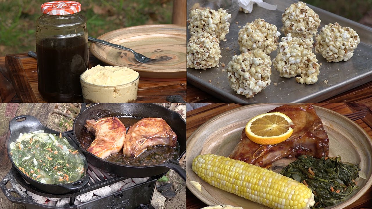 Making Sorghum, Sorghum Pork Chops, Greens & Popcorn Balls (Episode #373) Airdate Dec 3, 2017