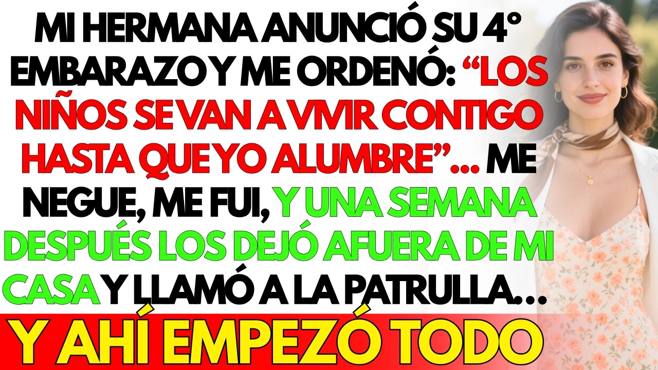 Hermana anuncia 4to embarazo: 