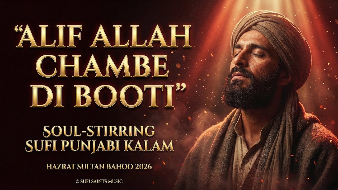 Alif Allah Chambe Di Booti | Soul Touching Sufi Punjabi Kalam Hazrat Sultan Bahoo 2026