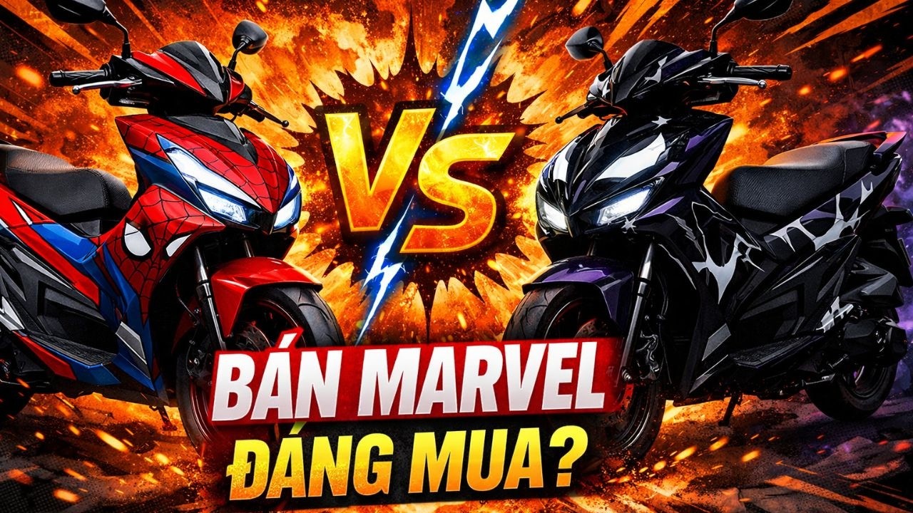 Air Blade phiên bản Spider-Man và Air Blade Venom – Bản giới hạn đáng mua?