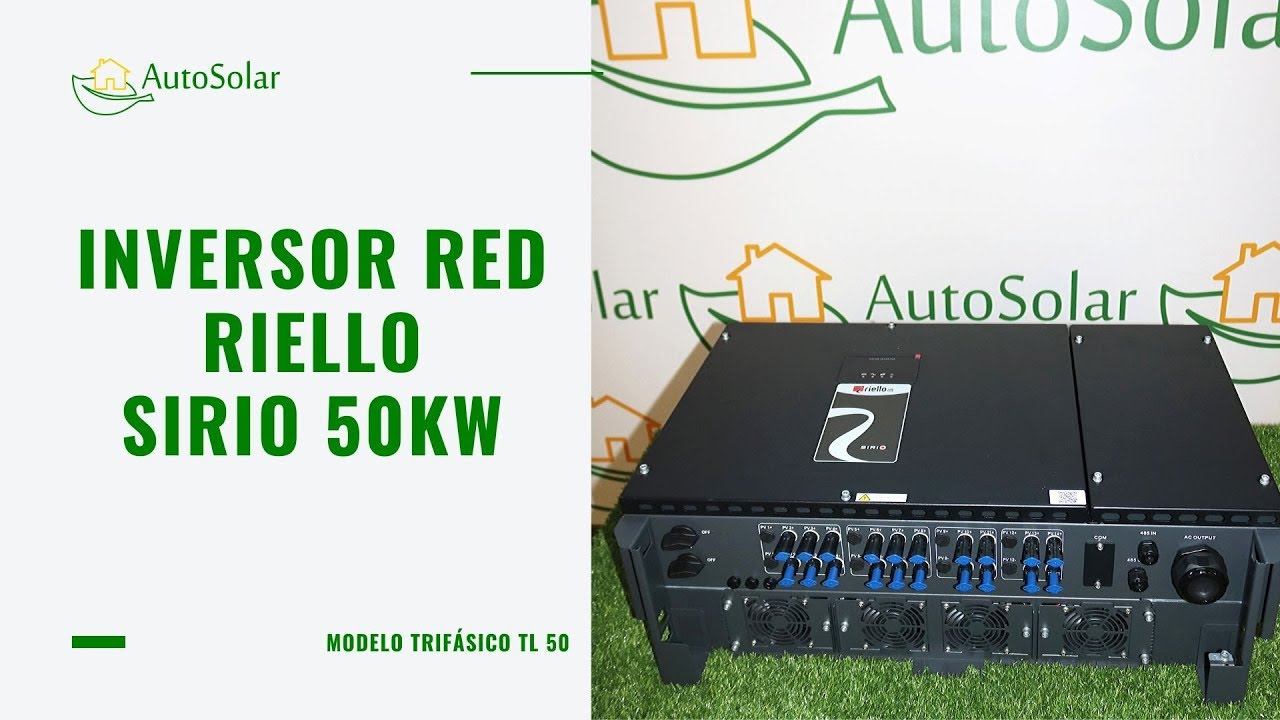 Inversor Red Trifásico 50kW RIELLO Sirio TL 50 Autosolar