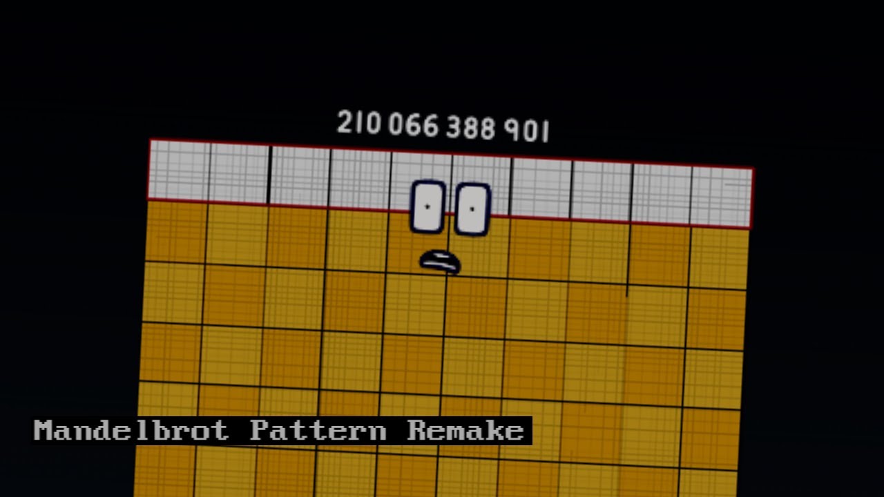 Numberblocks Mandelbrot Pattern Remake