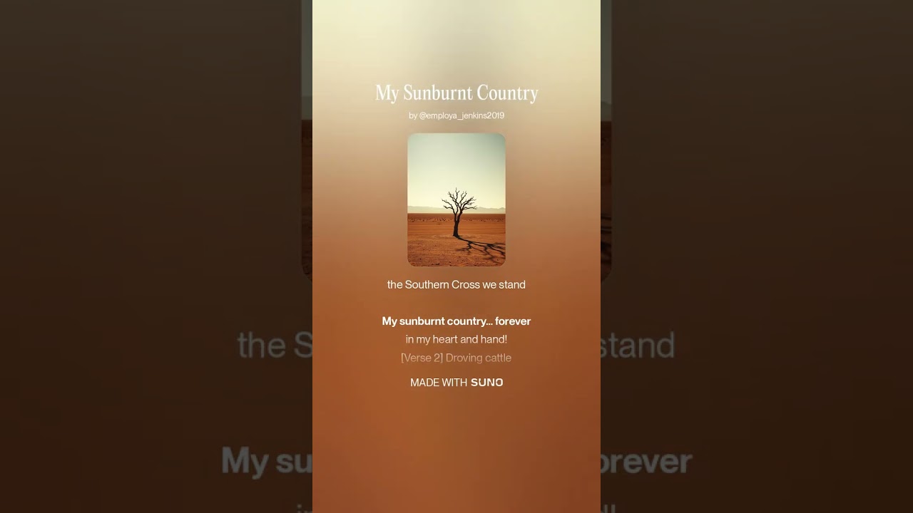 My Sunburnt Country #australia #countrymusic #country #countryroads #bushmen #cowboys
