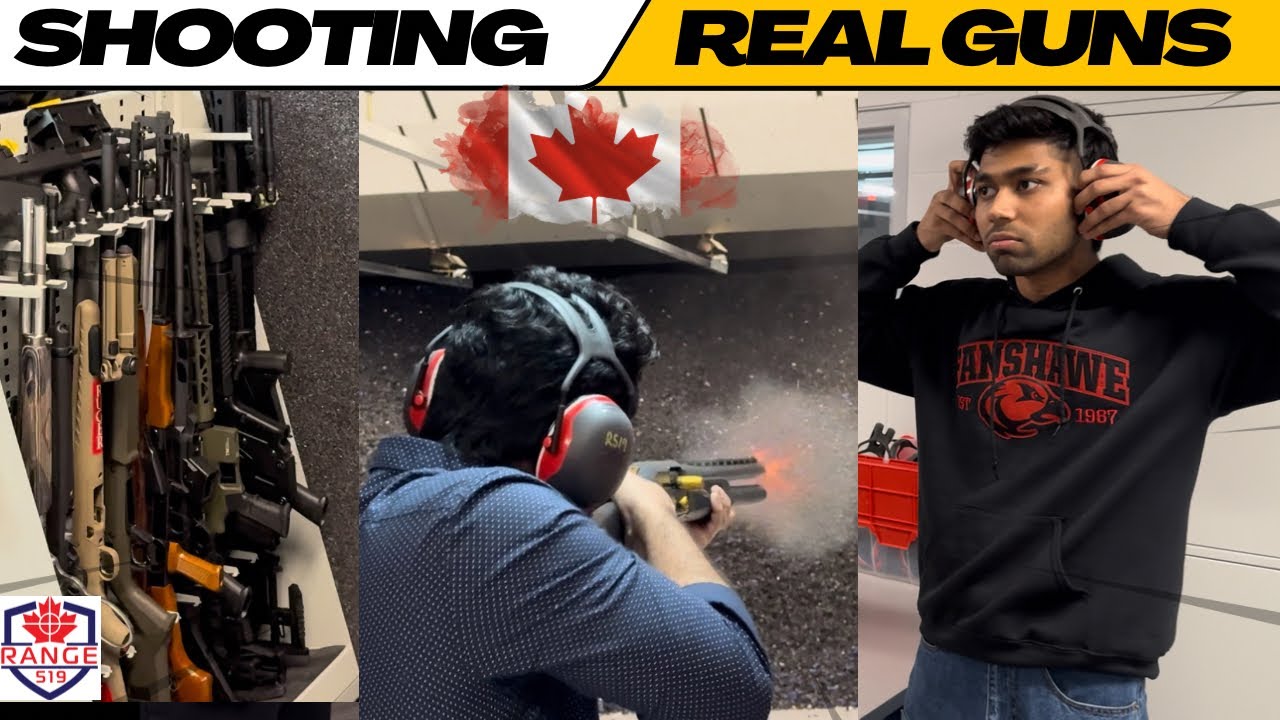 My first time shooting gun in Canada | Range 519 | following my passion| firearm license process|