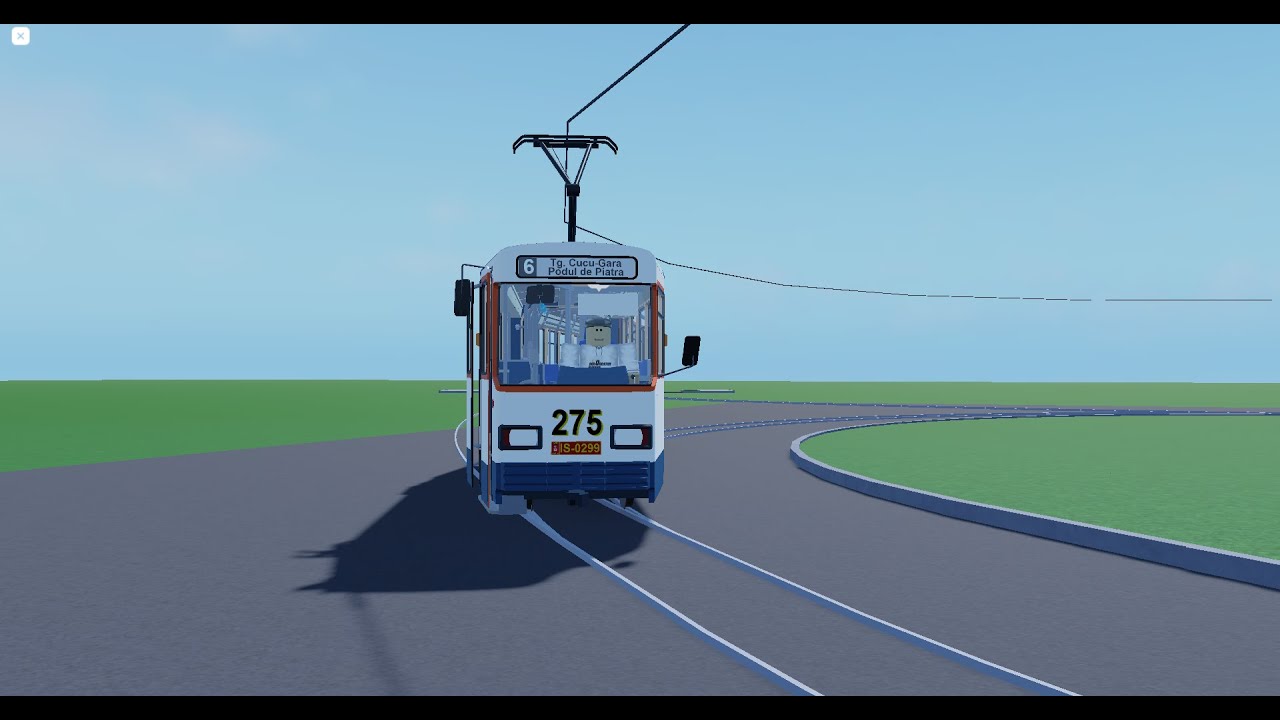 (IASI ROBLOX) Calatorie cu  Waggon Union ST10 #275 (6) intre Filarmonica si Subpasaj Al. cel bun