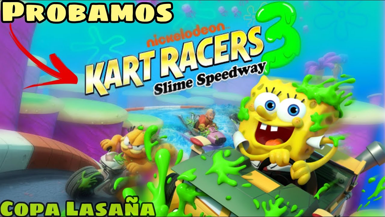 ¿Un Buen Juego de Karts? Nickelodeon Kart Racers 3 Slime Speedway.