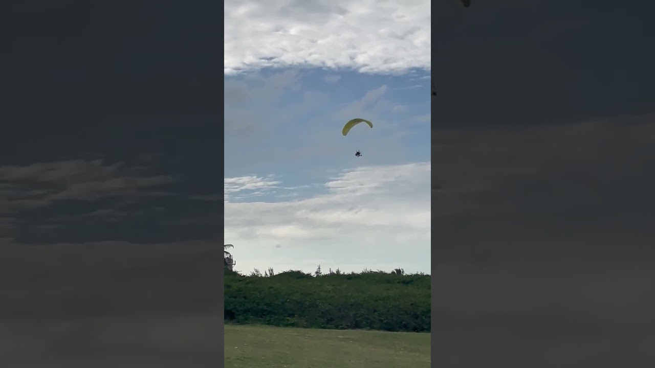 🇵🇷 Полет на парамоторе над пляжем Пуэрто-Рико ✈️