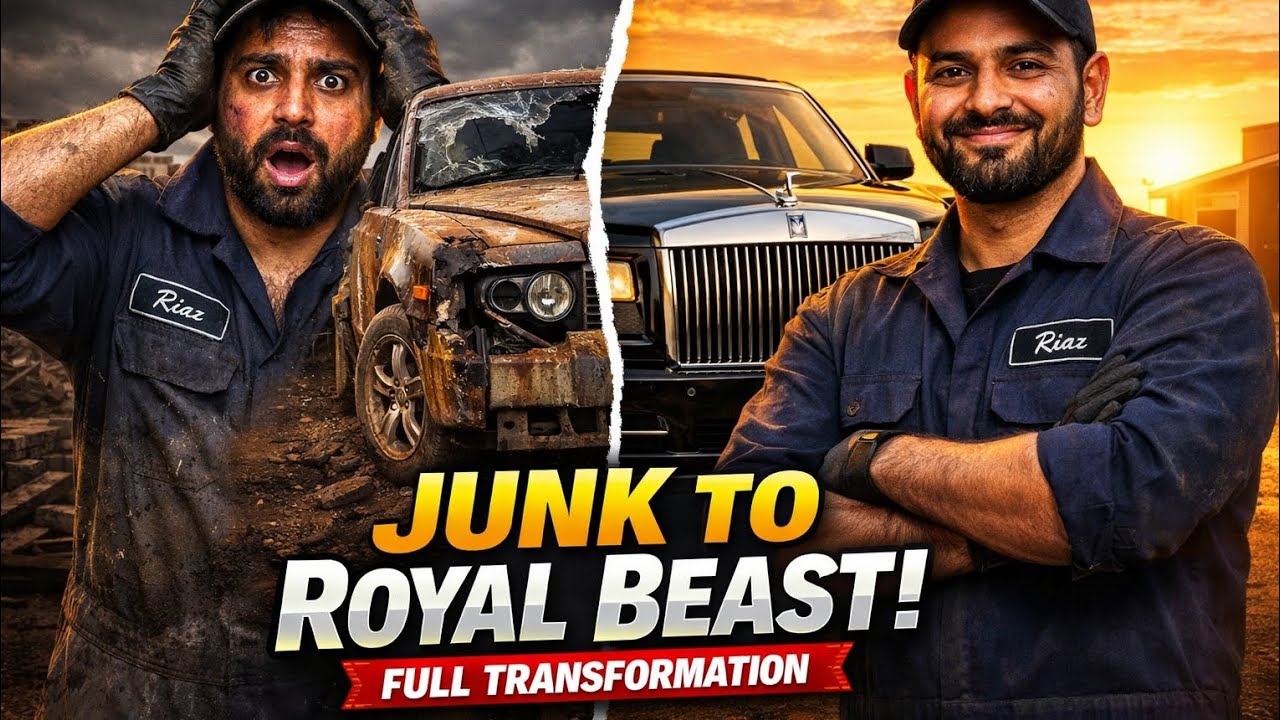 I Found a Destroyed Rolls-Royce in Junkyard And Rebuilt It Like New!#RollsRoyce#JunkyardFin#youtube 