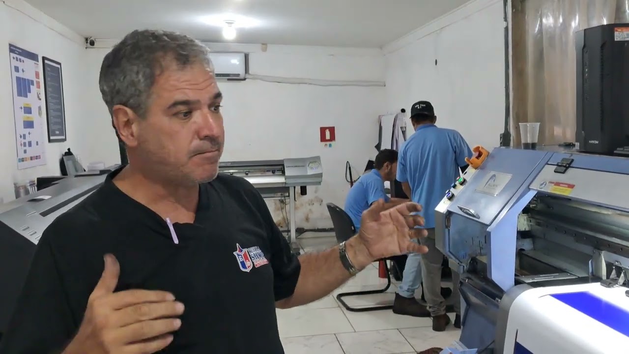Impressoras Comunicação Visual - Fiquei 3 dias trabalhando nessa maquina.