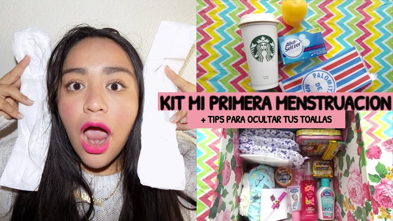 KIT MI PRIMERA MENSTRUACION + TIPS PARA ESCONDER TUS TOALLAS