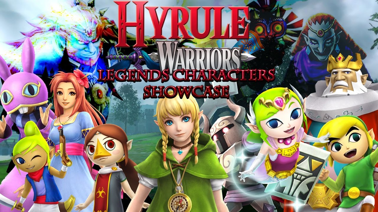 Hyrule Warriors - Legends Characters Showcase